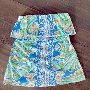 LILLY PULITZER STRAPLESS TANK